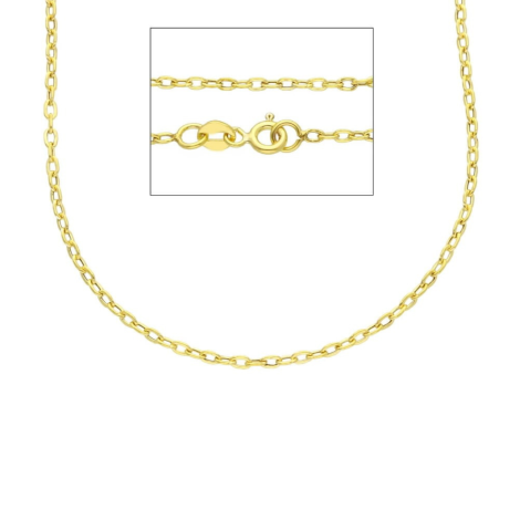 Collana Oro Giallo 9kt Maglia Forzatina