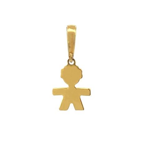 Ciondolo Sagoma Bimbo Oro Giallo 18kt