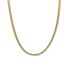 Collana Catena Piatta Argento Dorato