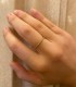 Fedina Oro Giallo 18kt e Diamanti