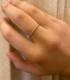 Fedina Oro Giallo 18kt e Diamanti