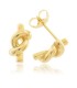Orecchini Lobo Nodo Oro Giallo 9kt