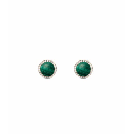 Orecchini Daniel Wellington Audrey Earrings Malachite Gold