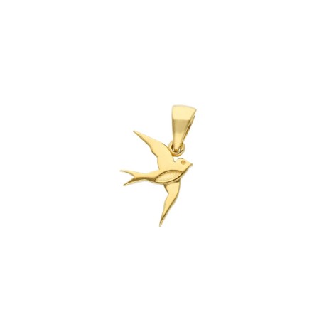 Ciondolo Rondine Oro Giallo 18kt