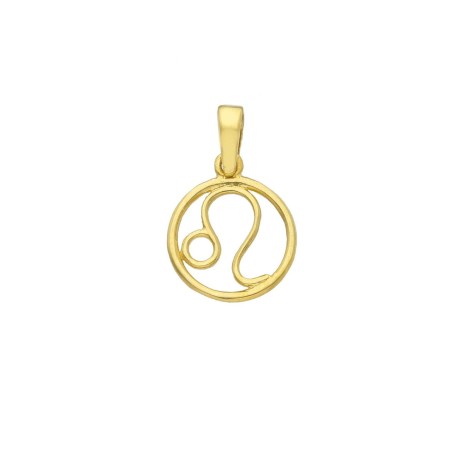 Ciondolo Segno Zodiacale Leone Oro Giallo 18kt