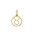 Ciondolo Segno Zodiacale Toro Oro Giallo 18kt