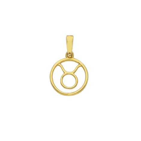 Ciondolo Segno Zodiacale Toro Oro Giallo 18kt