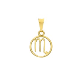 Ciondolo Segno Zodiacale Scorpione Oro Giallo 18kt