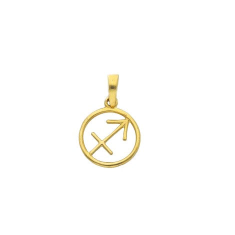 Ciondolo Segno Zodiacale Sagittario Oro Giallo 18kt