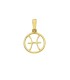 Ciondolo Segno Zodiacale Pesci Oro Giallo 18kt