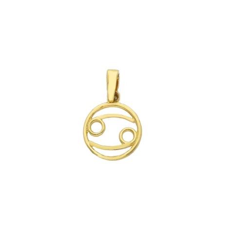Ciondolo Segno Zodiacale Cancro Oro Giallo 18kt