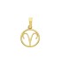 Ciondolo Segno Zodiacale Ariete Oro Giallo 18kt