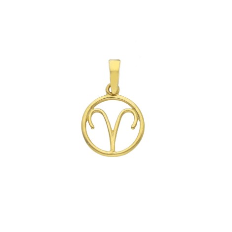 Ciondolo Segno Zodiacale Ariete Oro Giallo 18kt