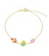 Bracciale Sirena Oro Giallo 9kt Smalto