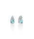 Orecchini Miluna Oro Bianco 9kt Topazii e Diamanti ERD2817X