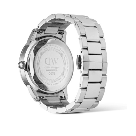 Daniel Wellington Orologio Iconic Paradigma Link Blue Enamel Silver DW00100820