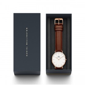 Orologio Uomo Daniel Welligton Classic St Mawes 40 Rose Gold DW00100006