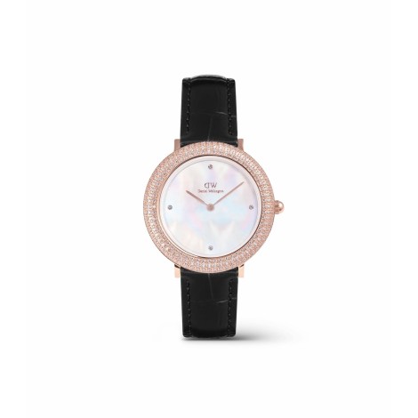 Orologio Daniel Wellington Crystalline Bezel Black Croc DW00100827