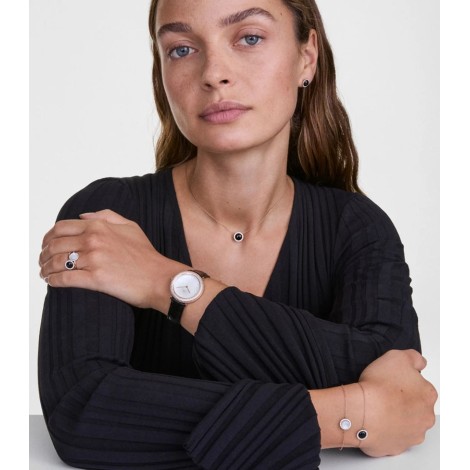 Orologio Daniel Wellington Crystalline Bezel Black Croc DW00100827