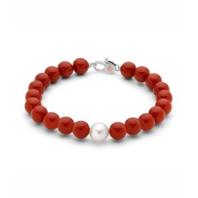 Bracciale Donna Miluna Corallo Perla Diametro 8,5-9 mm PBR1799V