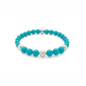 Bracciale Miluna Argento Perle Turchesi PBR3664