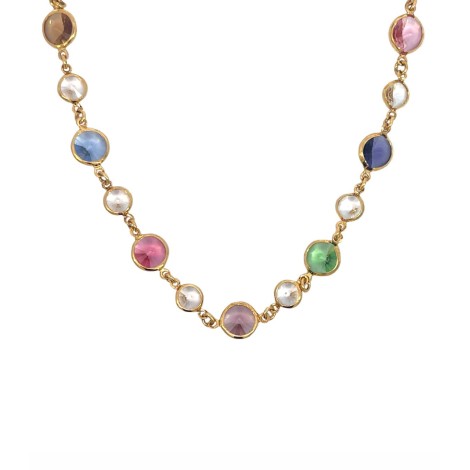 Collana Argento e Pietre Colorate
