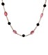 Collana Argento Rosé e Pietre Colorate Ovali