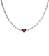 Collana Tennis Argento Zirconi