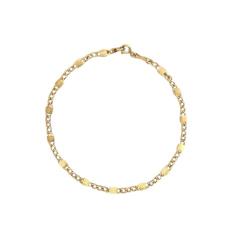 Bracciale Catena Traversino Oro Giallo 18kt