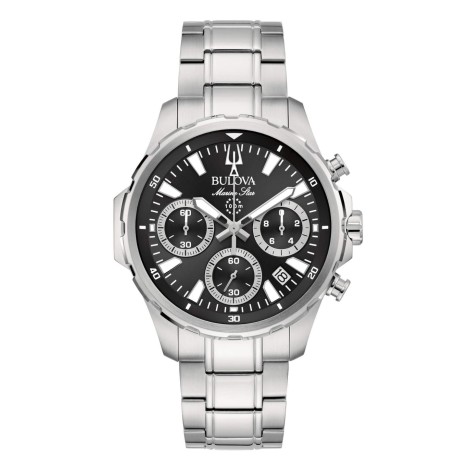 Orologio Bulova Marine Star Chrono 96B467 Nero