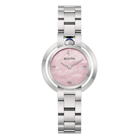 Orologio Acciaio Donna Bulova Rubaiyat 96L338 Rosa
