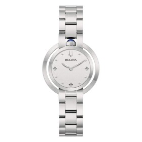 Orologio Acciaio Donna Bulova Rubaiyat 96L342 Bianco