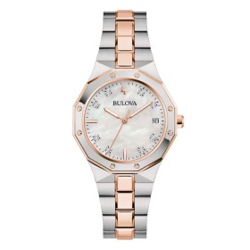 Orologio Bulova Octagon Lady 98P235 Bicolor