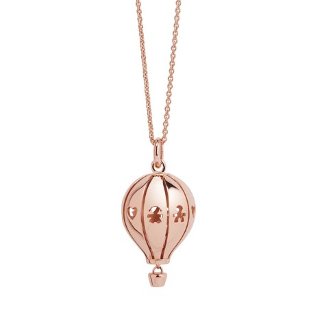 Le Bebè Suonamore Le Mongolfiere Argento Rosato Lucido SNM051/R