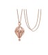 Le Bebè Suonamore Le Mongolfiere Argento Rosato Lucido SNM051/R