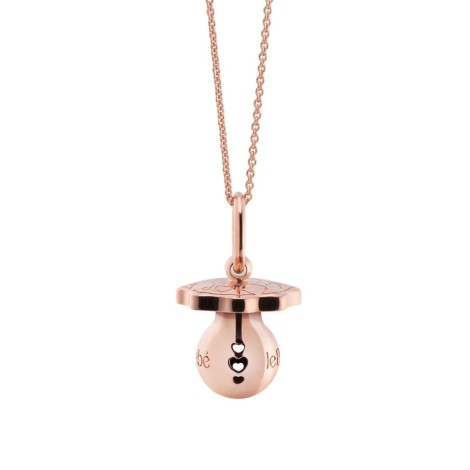 Le Bebè Suonamore Ciuccio Argento Rosato SNM081