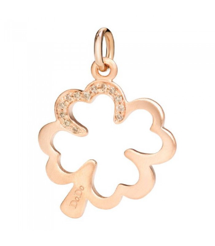 Charm Dodo Quadrifoglio Diamanti DMQDT/9/BR/K Charm Dodo Quadrifoglio Diamanti DMQDT/9/BR/K