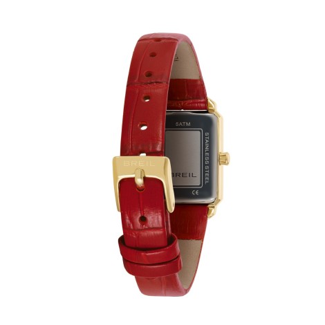 Orologio Breil Carré Solo Tempo Lady TW2080 Rosso
