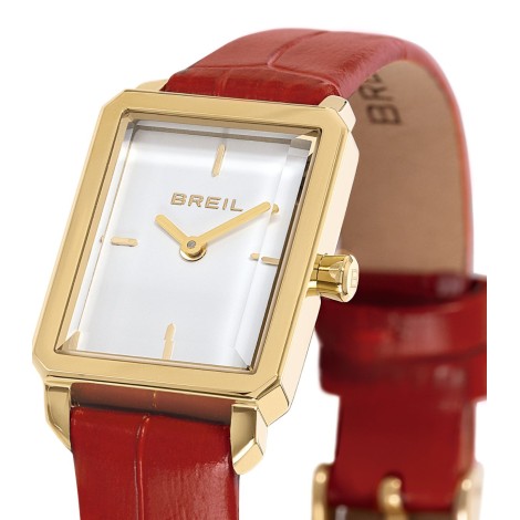 Orologio Breil Carré Solo Tempo Lady TW2080 Rosso