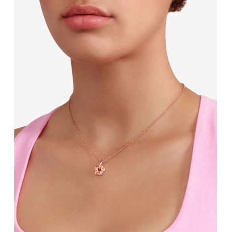 Charm Dodo Fiore Oro Rosa e Zaffiri