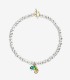 Charm Dodo Camaleonte Oro Rosa e Smalto