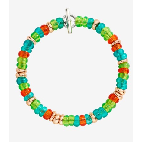 Bracciale Dodo Rondelle Argento & Plastica Riciclata