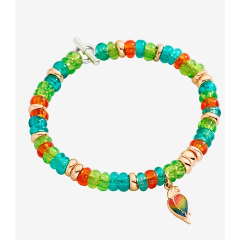 Bracciale Dodo Rondelle Argento & Plastica Riciclata