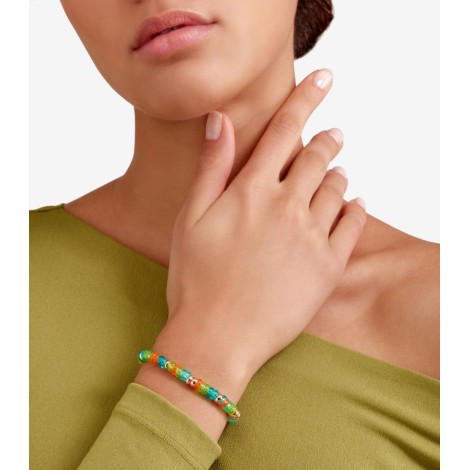 Bracciale Dodo Rondelle Argento & Plastica Riciclata