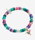 Bracciale Rondelle Dodo Argento & Plastica Riciclata