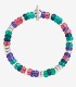 Bracciale Rondelle Dodo Argento & Plastica Riciclata