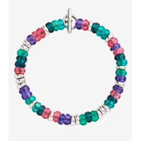 Bracciale Rondelle Dodo Argento & Plastica Riciclata