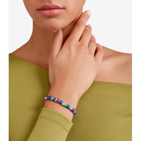 Bracciale Rondelle Dodo Argento & Plastica Riciclata