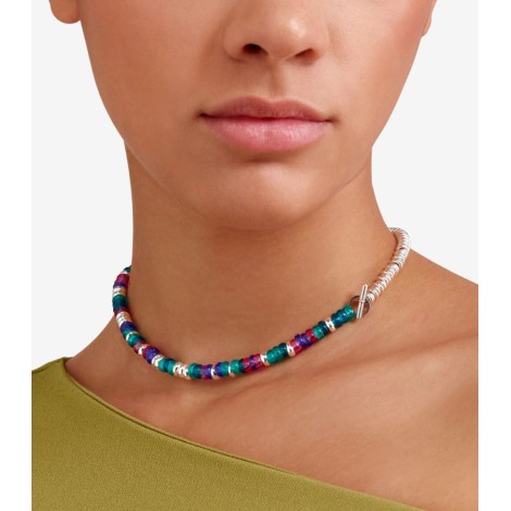Bracciale Rondelle Dodo Argento & Plastica Riciclata