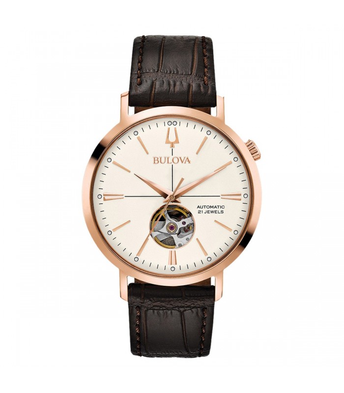 Orologio Uomo Bulova Classic Automatico 97A136 Orologio Uomo Bulova Classic Automatico 97A136